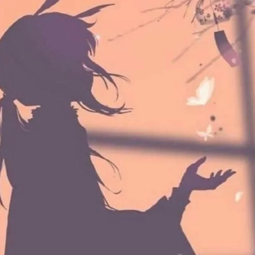 🧡 Стикер «Gentle (anime chan)» для Telegram