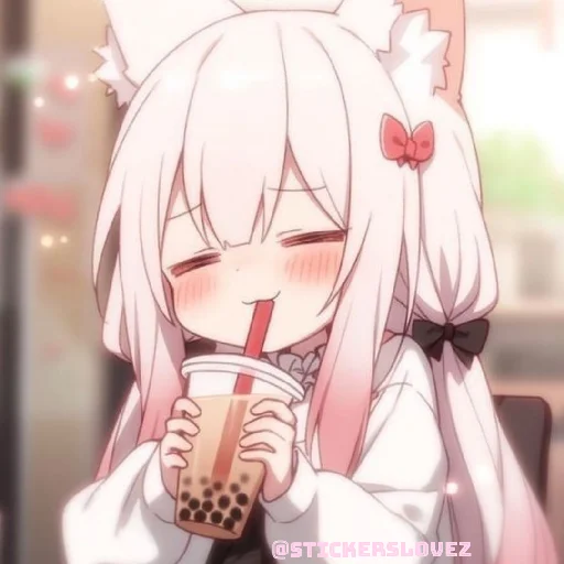 💖 Стикер «Gentle (anime chan)» для Telegram