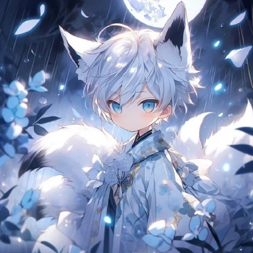 🤍 Стикер «Gentle (anime chan)» для Telegram