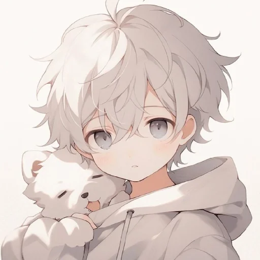 🤍 Стикер «Gentle (anime chan)» для Telegram