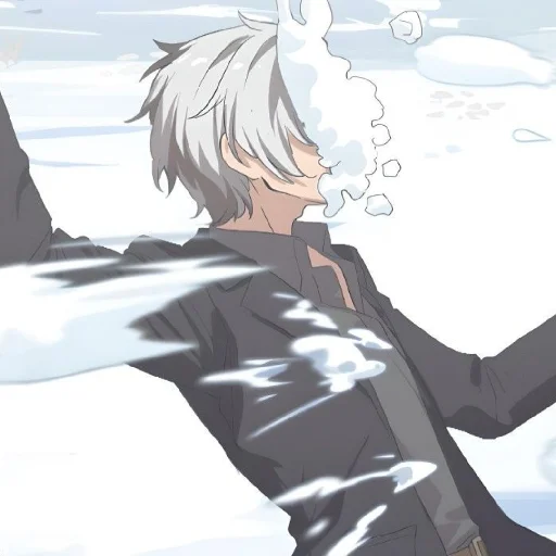 🤍 Стикер «Gentle (anime chan)» для Telegram