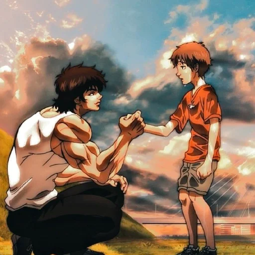 🙏 Стикер «Anime Men» для Telegram