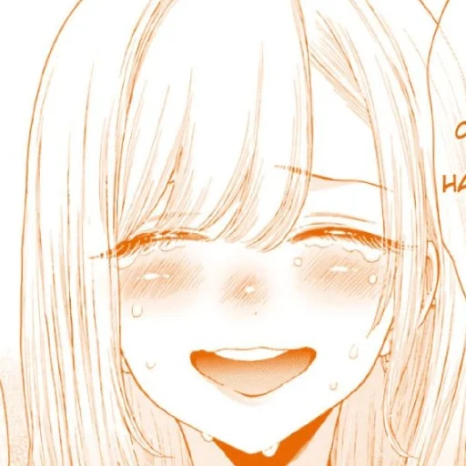 🧡 Стикер «Orange (anime chan)» для Telegram