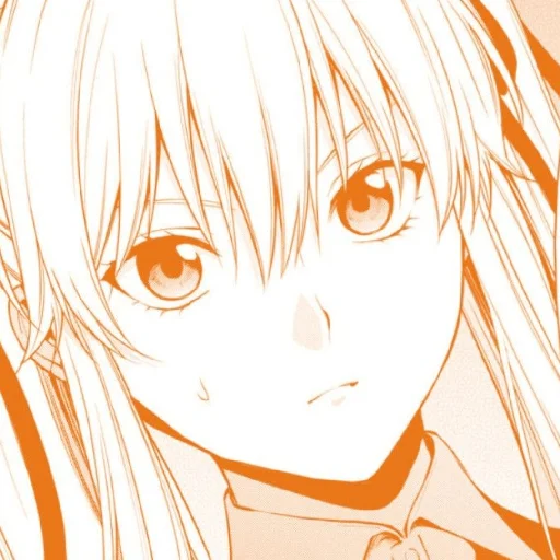 🧡 Стикер «Orange (anime chan)» для Telegram