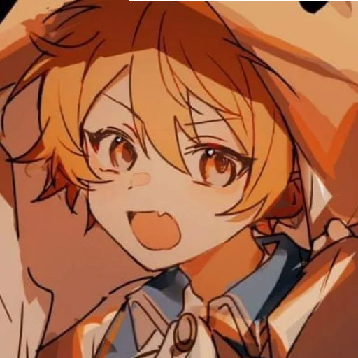 🧡 Стикер «Orange (anime chan)» для Telegram