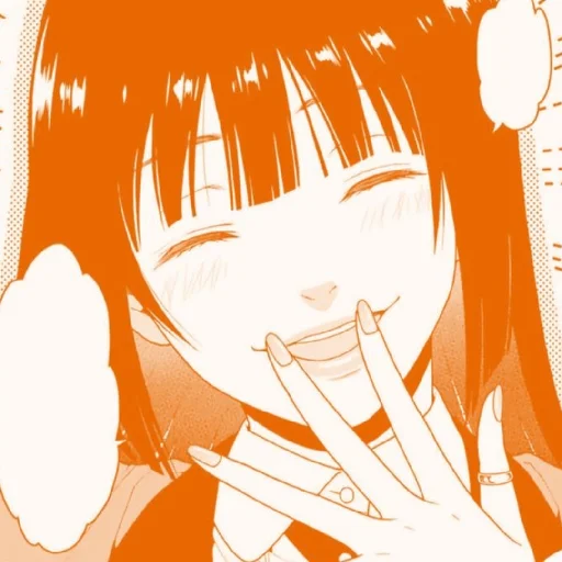 🧡 Стикер «Orange (anime chan)» для Telegram