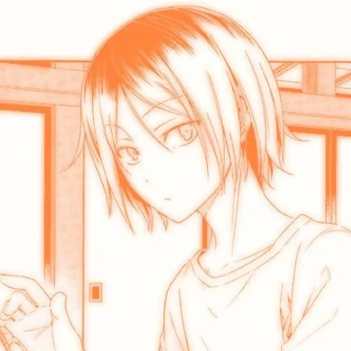 🧡 Стикер «Orange (anime chan)» для Telegram