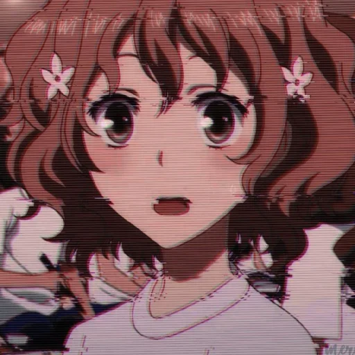 🧡 Стикер «Orange (anime chan)» для Telegram
