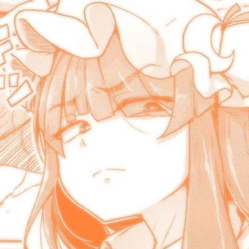 🧡 Стикер «Orange (anime chan)» для Telegram