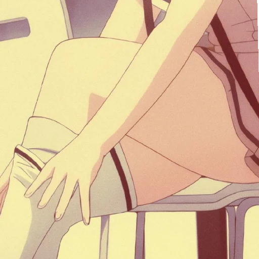 🧡 Стикер «Orange (anime chan)» для Telegram