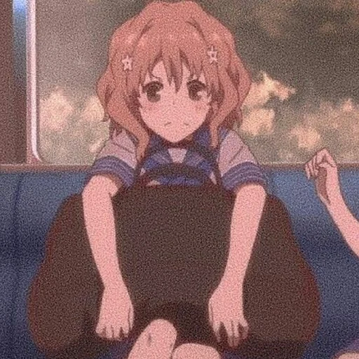 🧡 Стикер «Orange (anime chan)» для Telegram