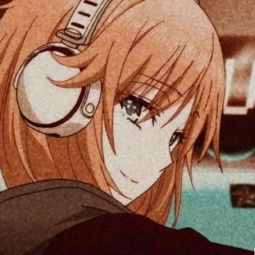 🧡 Стикер «Orange (anime chan)» для Telegram
