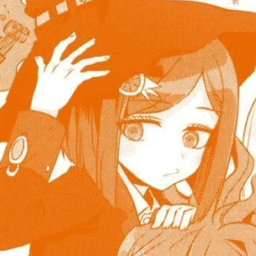 🧡 Стикер «Orange (anime chan)» для Telegram