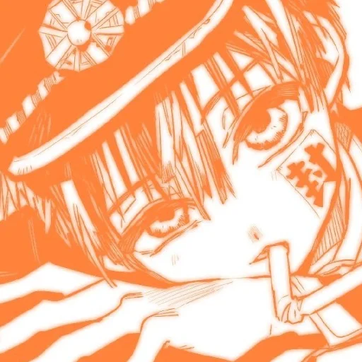 🧡 Стикер «Orange (anime chan)» для Telegram