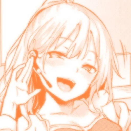 🧡 Стикер «Orange (anime chan)» для Telegram