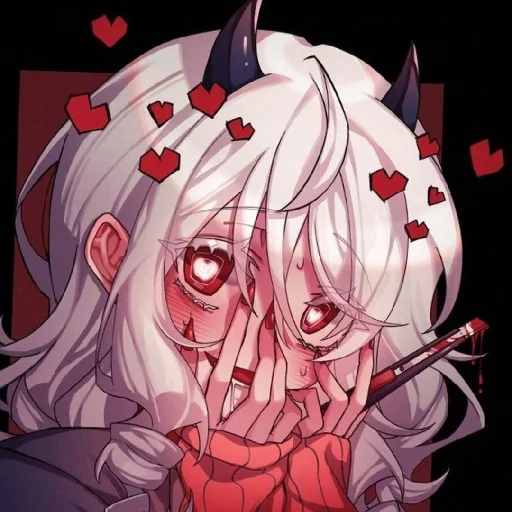 🥰 Стикер «Red (anime chan)» для Telegram