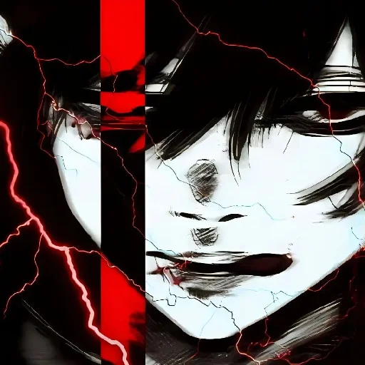 ♦️ Стикер «Red (anime chan)» для Telegram