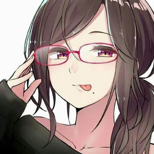 🖤 Стикер «Black (anime chan)» для Telegram