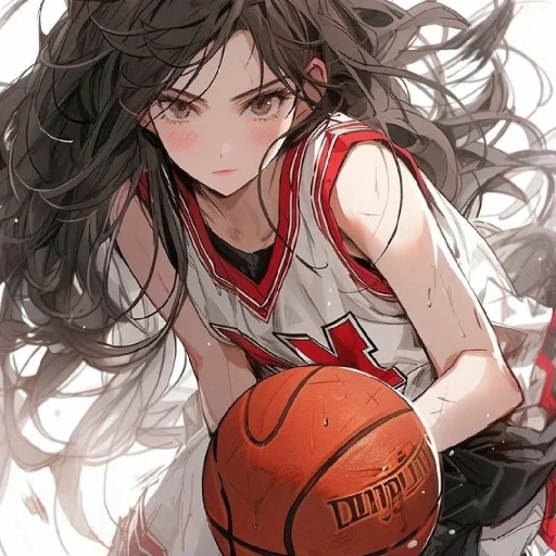 🖤 Стикер «Black (anime chan)» для Telegram
