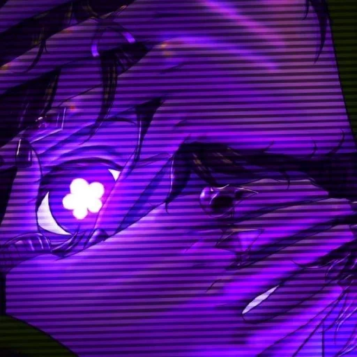 💜 Стикер «Violet (anime chan)» для Telegram