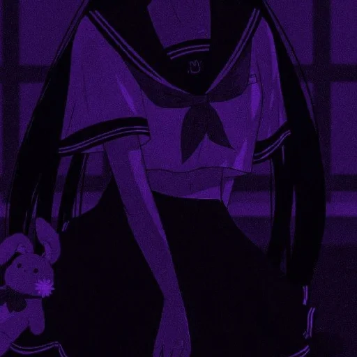 Стикерпак Violet (anime chan) для Telegram