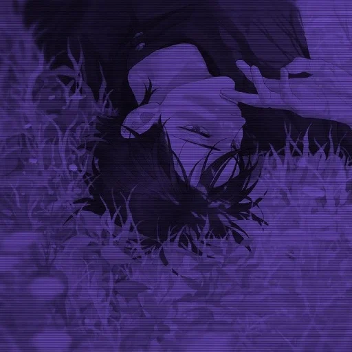 💜 Стикер «Violet (anime chan)» для Telegram