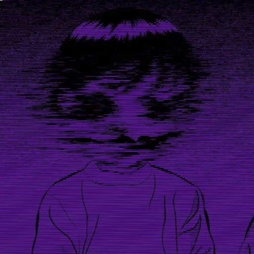 💜 Стикер «Violet (anime chan)» для Telegram