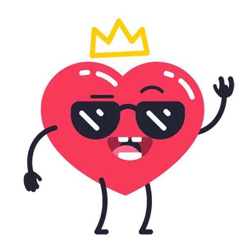 👋 Стикер «Made With Love» для Telegram