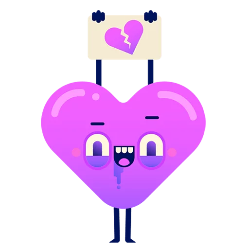 💔 Стикер «Made With Love» для Telegram
