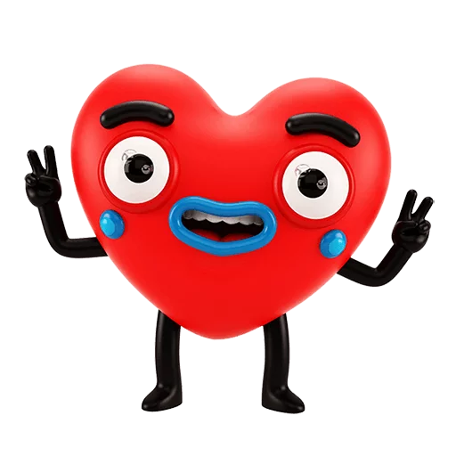 ✌ Стикер «Made With Love» для Telegram
