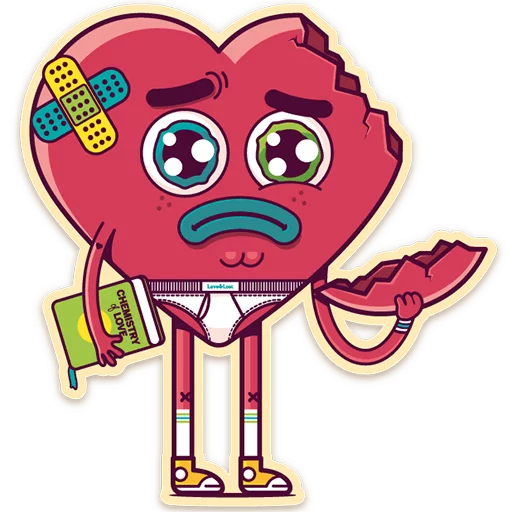 💔 Стикер «Made With Love» для Telegram