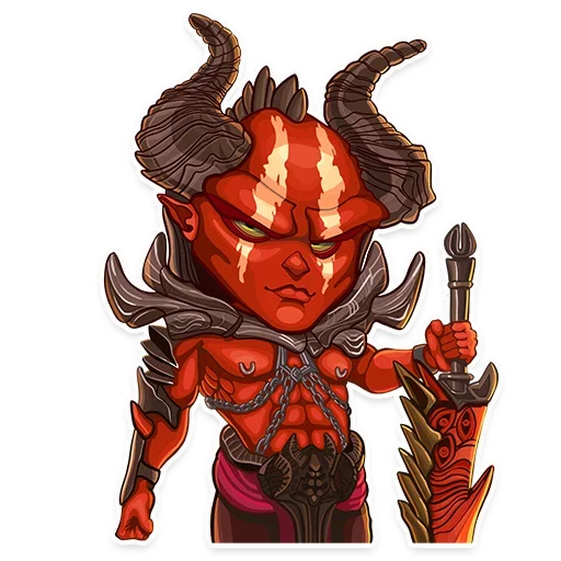 👹 Стикер «Raid» для Telegram