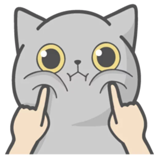 Стикерпак Stickers with Cat для Telegram
