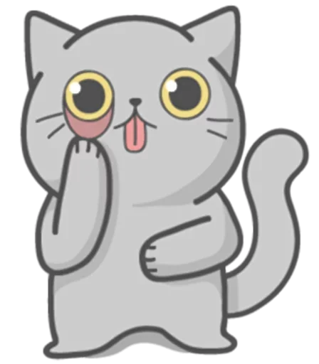 🥺 Стикер «Stickers with Cat» для Telegram