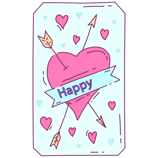 ❤️ Стикер «14 FEBRUARY» для Telegram