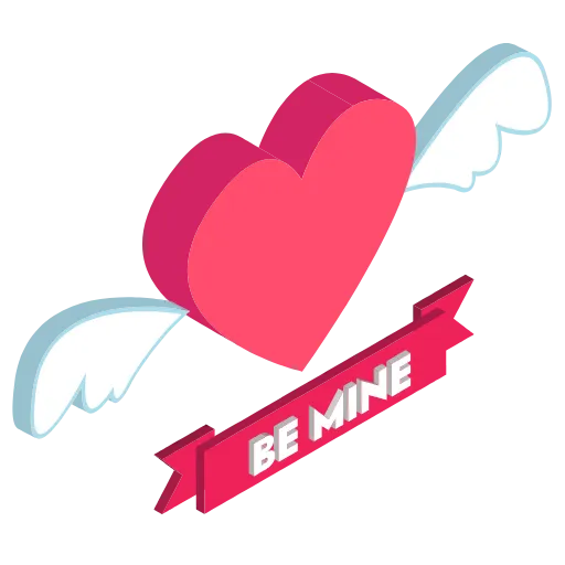 ❤️ Стикер «14 FEBRUARY» для Telegram
