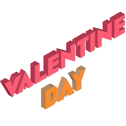 ❤️ Стикер «14 FEBRUARY» для Telegram
