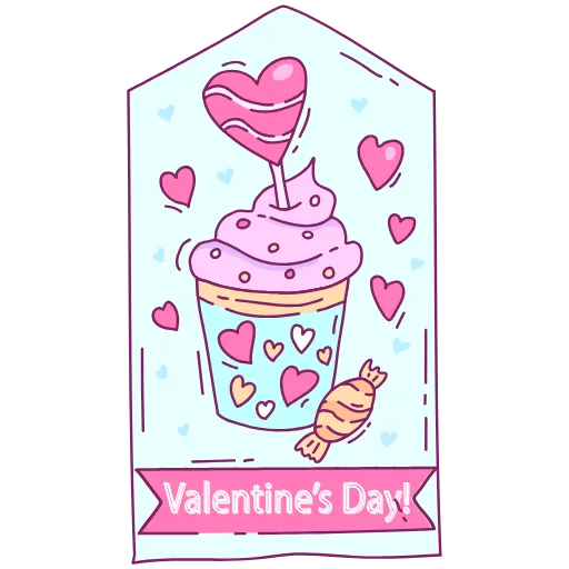 ❤️ Стикер «14 FEBRUARY» для Telegram
