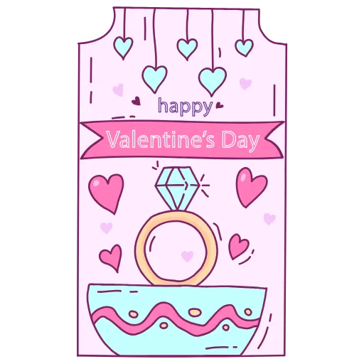 ❤️ Стикер «14 FEBRUARY» для Telegram