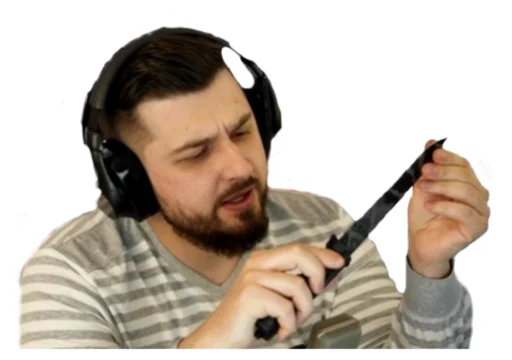 🔪 Стикер «Хард плэй/ᐠ｡ꞈ｡ᐟ» для Telegram