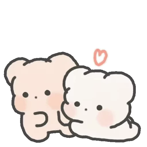😊 Стикер «cute bears» для Telegram