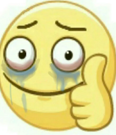 😭 Стикер «пиздец...» для Telegram