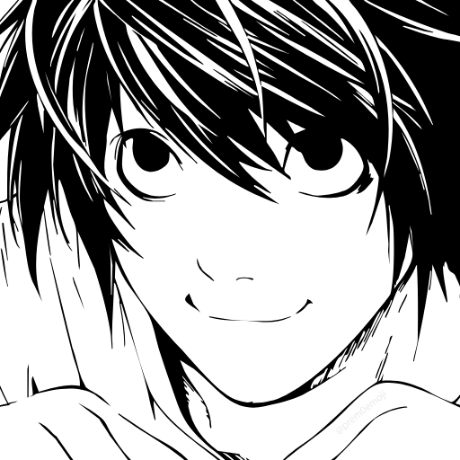 🤩 Эмодзи «⠀⠀ ⠀ Тетрадь смерти» для Telegram