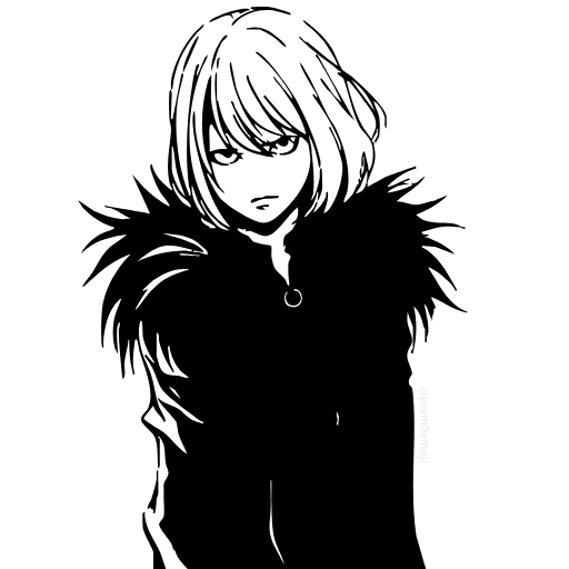 🤩 Эмодзи «⠀⠀ ⠀ Тетрадь смерти» для Telegram