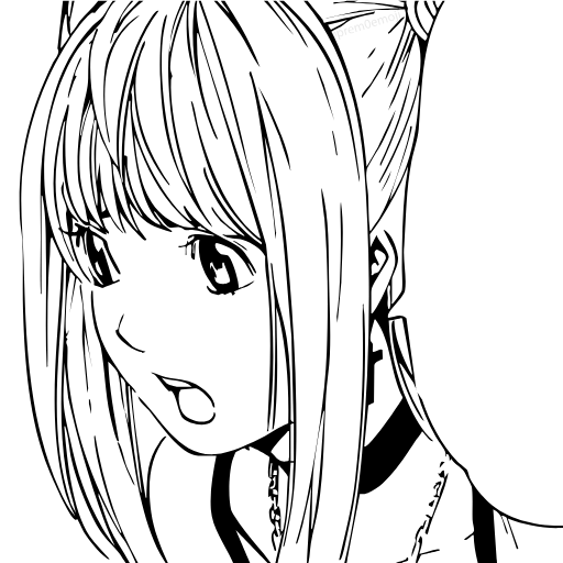 🤩 Эмодзи «⠀⠀ ⠀ Тетрадь смерти» для Telegram
