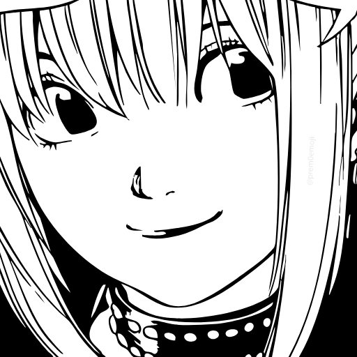 🤩 Эмодзи «⠀⠀ ⠀ Тетрадь смерти» для Telegram