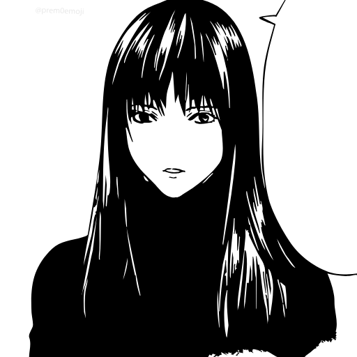🤩 Эмодзи «⠀⠀ ⠀ Тетрадь смерти» для Telegram
