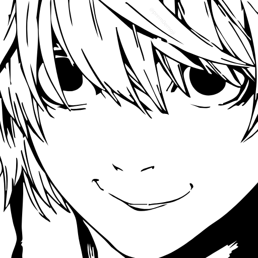 🤩 Эмодзи «⠀⠀ ⠀ Тетрадь смерти» для Telegram