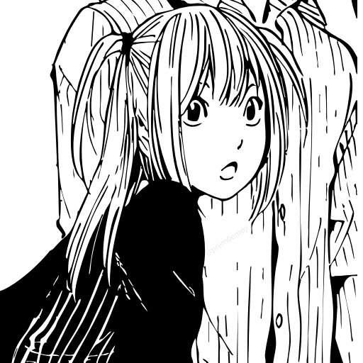 🤩 Эмодзи «⠀⠀ ⠀ Тетрадь смерти» для Telegram