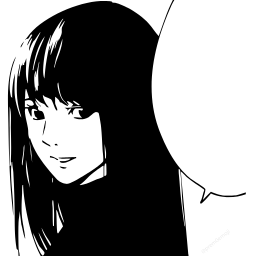 🤩 Эмодзи «⠀⠀ ⠀ Тетрадь смерти» для Telegram
